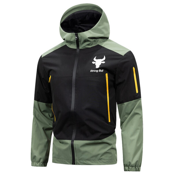 Outdoor Sports And Casual Loose All-matching Windproof Hood Workwear Tops Men's Jacket - Image 3