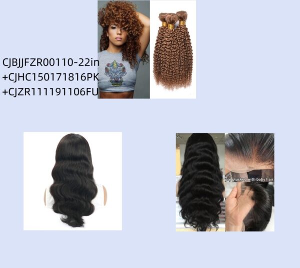 kinky curly wave human hair - Image 7