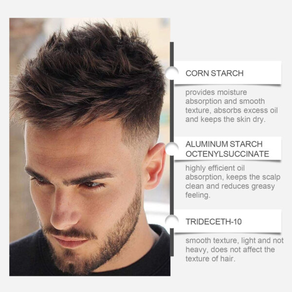 Men's Matte Styling Powder Hair Styling - Image 4