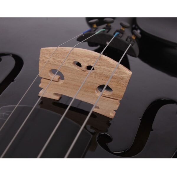 Black Acoustic Violin - Image 6