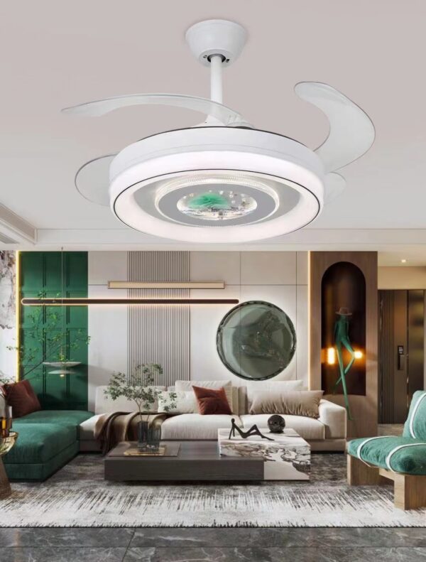 Nordic Ceiling Simple Household Invisible Fan Light - Image 5