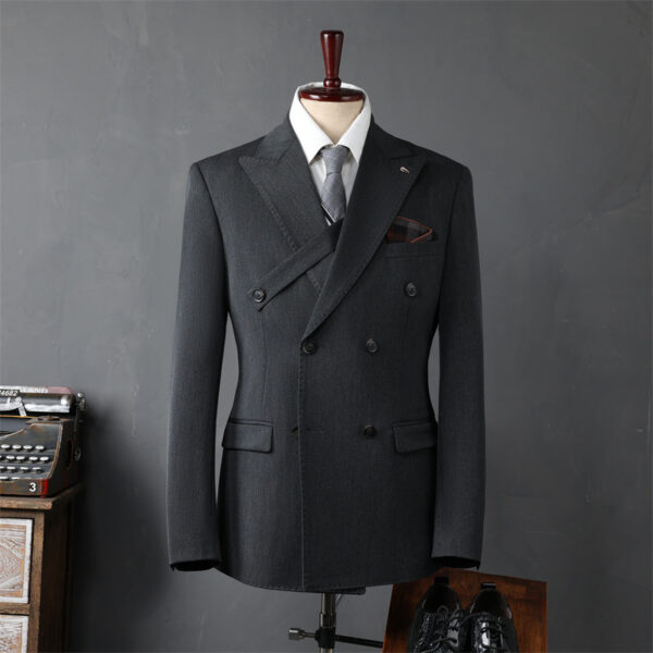 Men's Double Breasted Suit Business - Image 6