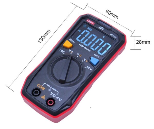 UNI-T UT123 Digital Pocket-sized Residential Multimeter - Image 4