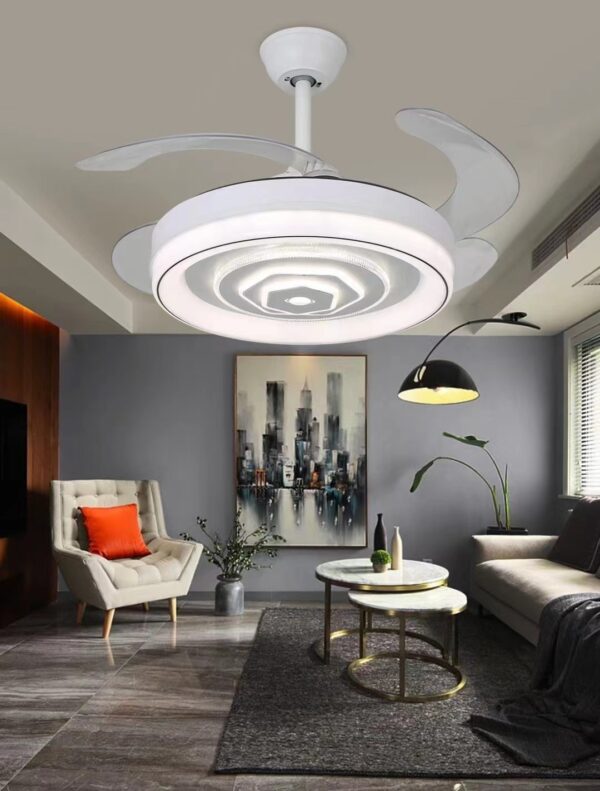 Nordic Ceiling Simple Household Invisible Fan Light - Image 4