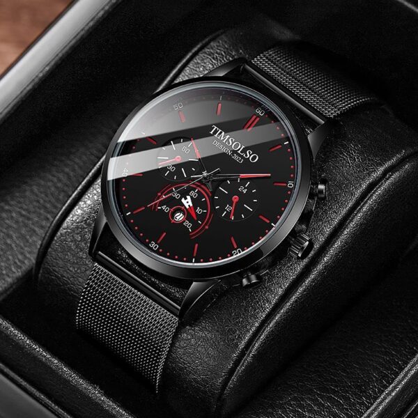 All-matching Simple And High-end Elegant Cool Ultra-thin Calendar Quartz Watch - Image 9