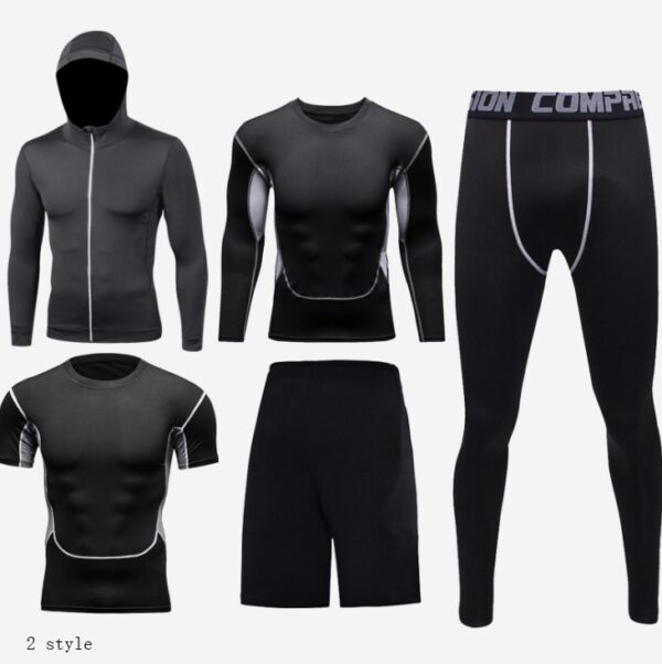 Fitness clothing suit basketball tights - Image 6