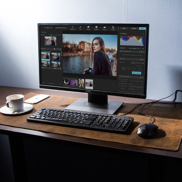 Extra large non-slip desktop computer desk leather pad - Image 4