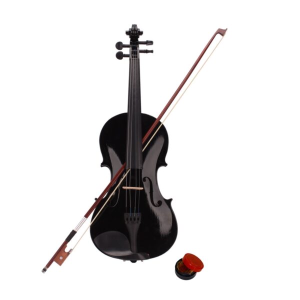 Black Acoustic Violin - Image 8