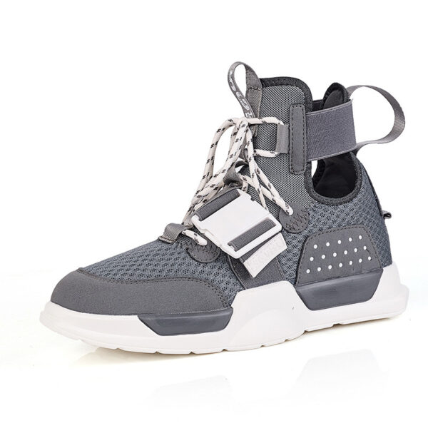 New High-Top Breathable Neutral Large SDize Sneakers - Image 6