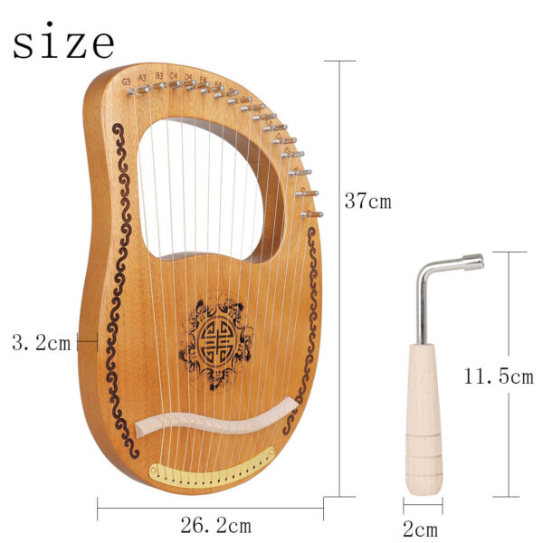 Small Harp, Small Portable Niche, Simple And Easy To Learn Musical Instrument - Image 4