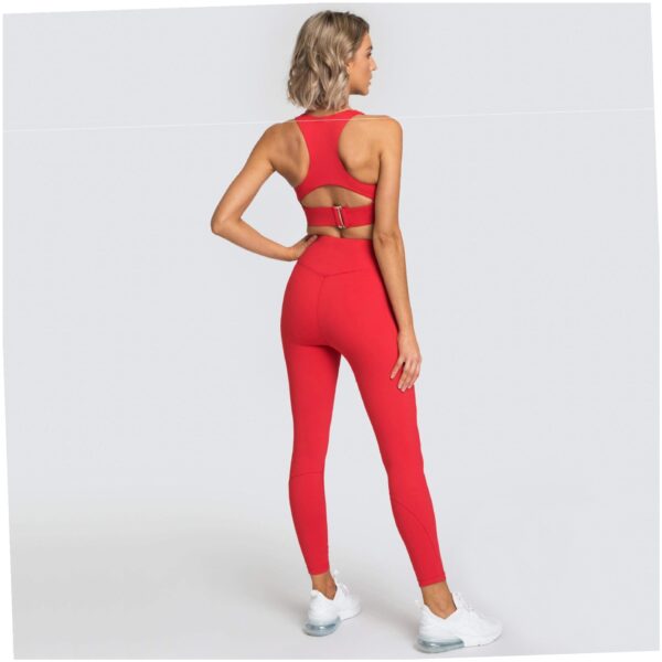 Pure Color Yoga Wear Sports Suit - Image 9