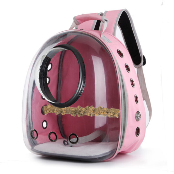 New Style Breathable Pet Bag Outdoor Carrying Bag Parrot Backpack Small Pet Space Bag - Image 5