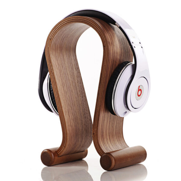 Solid Wood Earphone Rack Creative Earphone Display Rack Headphone Rack - Image 5