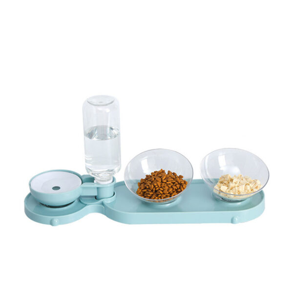 Double Bowl Automatic Pet Bowl Feeder Cat Waterer - Image 6