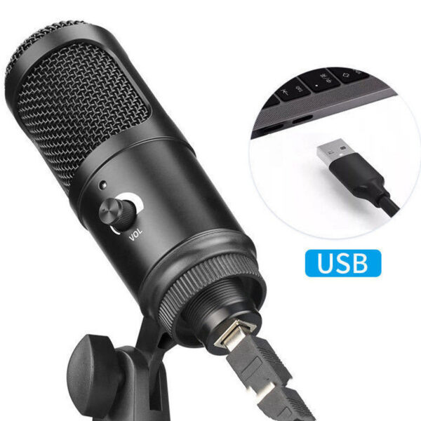 Notebook Computer Desktop Stand Set Recording Condenser Microphone - Image 2