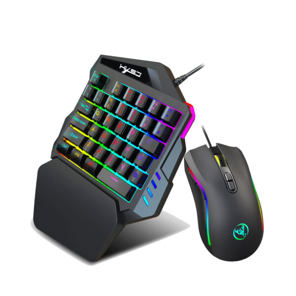 Colorful One-Handed Gaming Keyboard Compact - Image 4