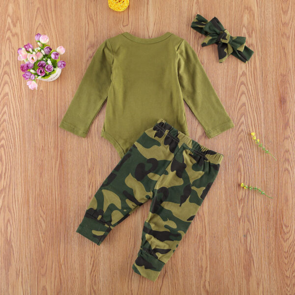 New Products Set Letter Camouflage Printed Children Set - Image 3