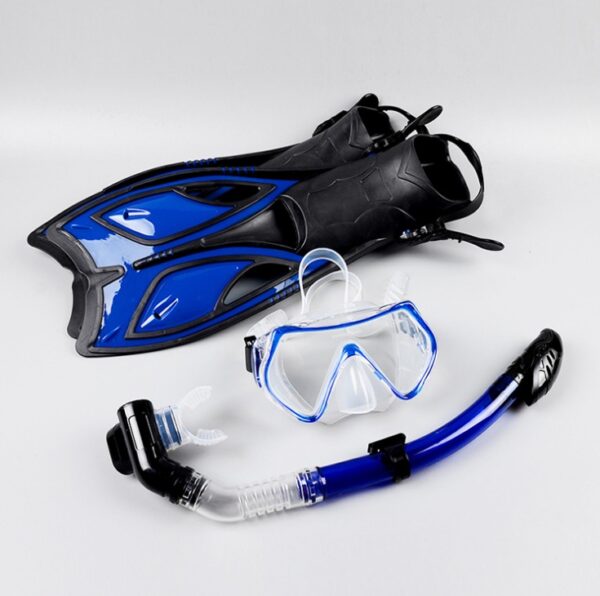 Snorkeling equipment diving three treasures full dry snorkel silicone myopia goggles - Image 4