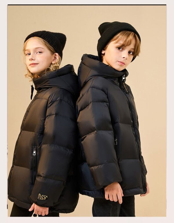 Trendy Best-selling Black Gold Children's Down Jacket - Image 10