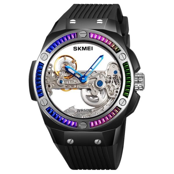 Men's Exquisite Hollow Mechanical Automatic Watch - Image 4