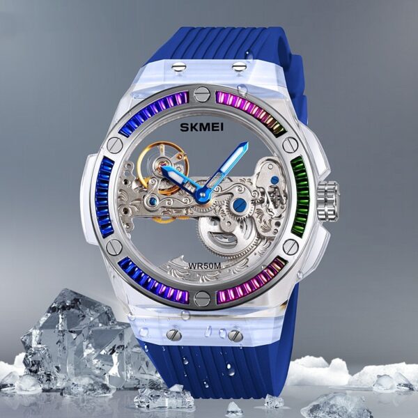 Men's Exquisite Hollow Mechanical Automatic Watch - Image 9