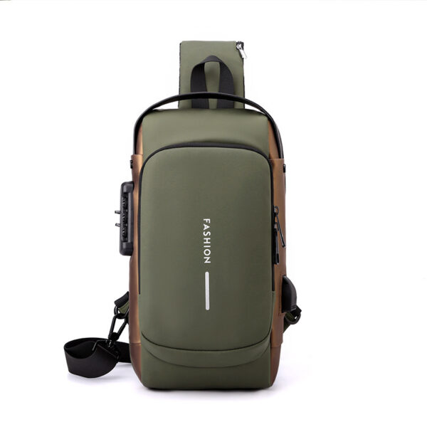 Password Anti-theft Chest Bag Men's Casual Multifunctional - Image 4