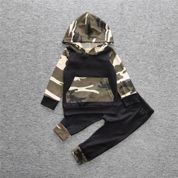 Baby Camo Hooded Suit - Image 2