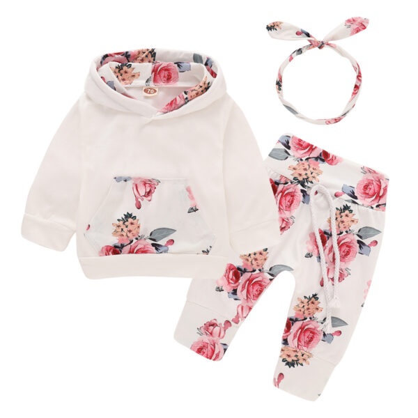 Children's hood printing suit - Image 2