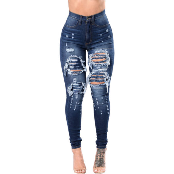 Ripped Jeans For Women Skinny Pants - Image 4