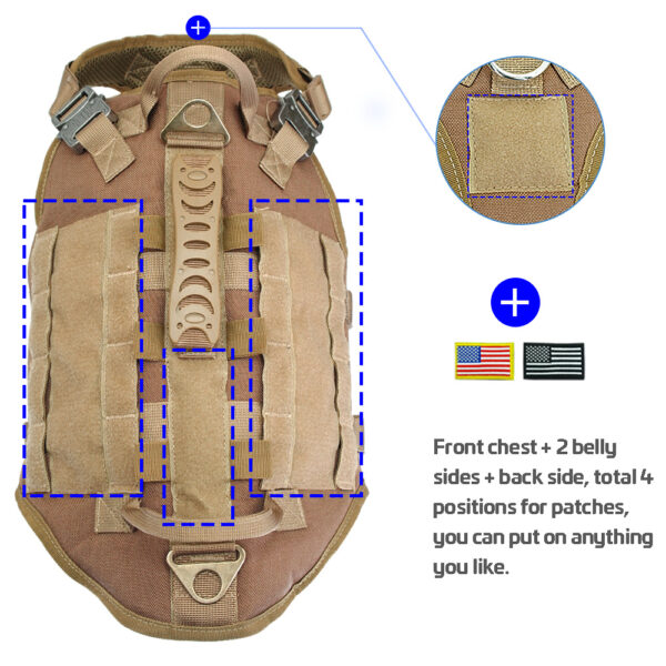 Dog outdoor vest tactical suit - Image 5