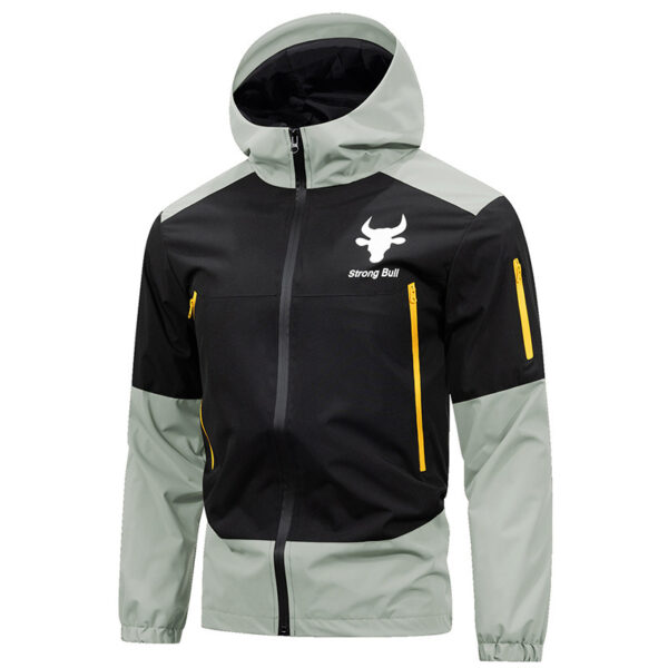 Outdoor Sports And Casual Loose All-matching Windproof Hood Workwear Tops Men's Jacket - Image 5