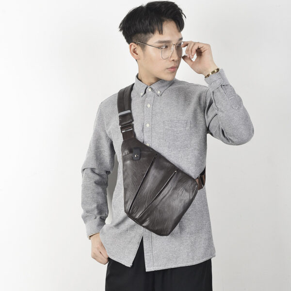 New Men's Chest Trendy Personal Anti-theft Messenger One Shoulder Sports Casual Bag - Image 9