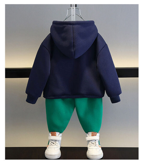 Boys' And Girls' Suit Fashionable Children's Clothing Spring And Autumn Sports Sweater - Image 8