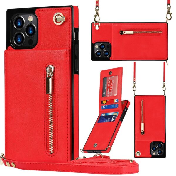 Phone Case Crossbody XR Zipper Mobile Phone Protective Cover - Image 9