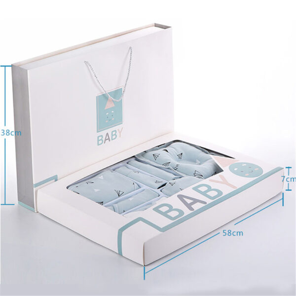 Baby cotton clothes gift box - Image 7