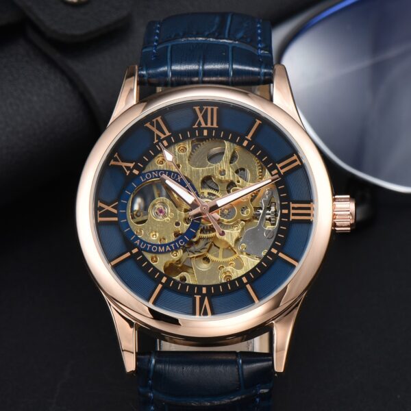 Men's Mechanical Watch Roman Scale Waterproof Fashion Business - Image 4