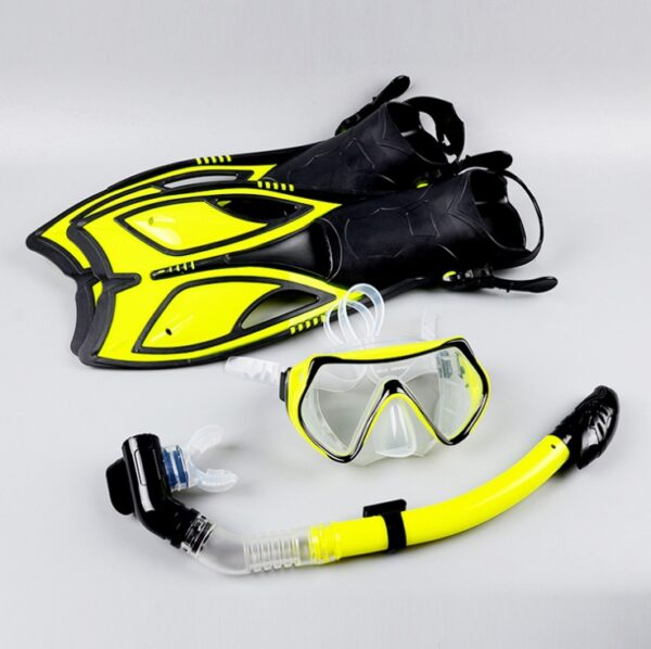 Snorkeling equipment diving three treasures full dry snorkel silicone myopia goggles - Image 3