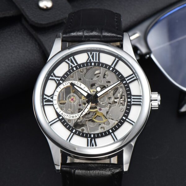 Men's Mechanical Watch Roman Scale Waterproof Fashion Business - Image 7