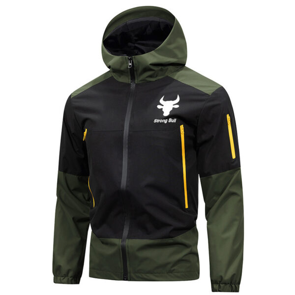 Outdoor Sports And Casual Loose All-matching Windproof Hood Workwear Tops Men's Jacket - Image 4