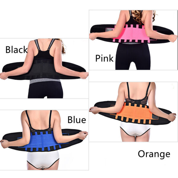 Sports Breathable Waist Belt Squat Strength Support Waist Training Fitness Weight Lifting Waist Posture Corrector - Image 3