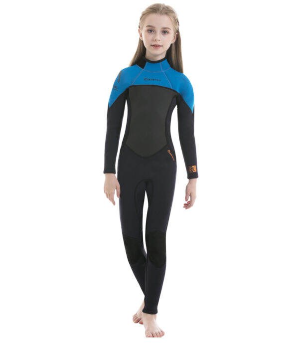 Children's Warm Swimsuit Boys And Girls One-piece Thickened Wetsuit - Image 5