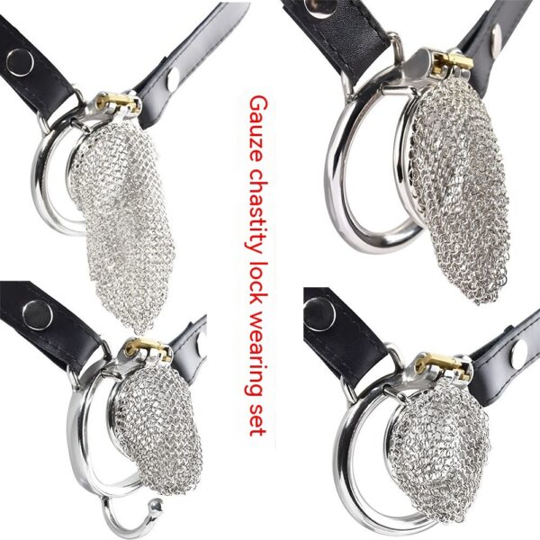 Mesh Chastity Lock Wearing Set Breathable And Comfortable