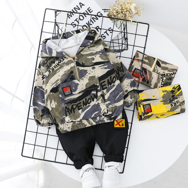 Wild casual camouflage children's clothing - Image 6
