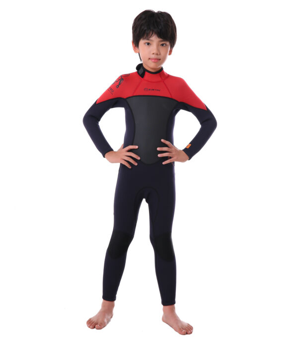 Children's Warm Swimsuit Boys And Girls One-piece Thickened Wetsuit - Image 6