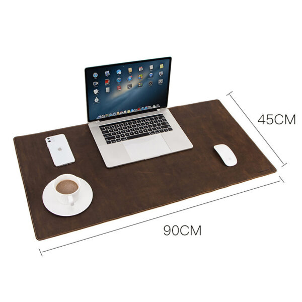 Extra large non-slip desktop computer desk leather pad - Image 3