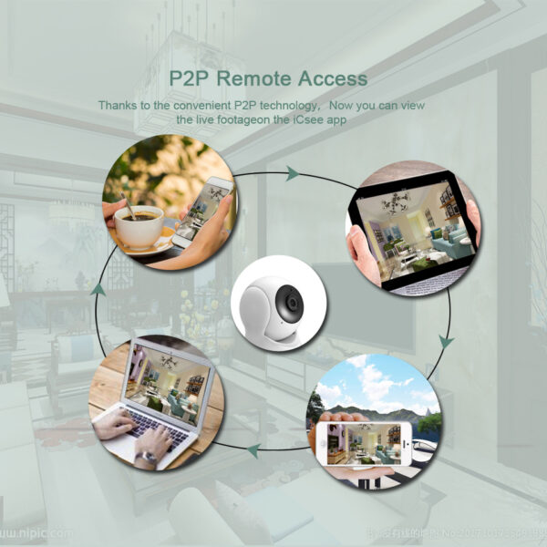 HD Night Vision Security WIFI Wireless Camera - Image 5