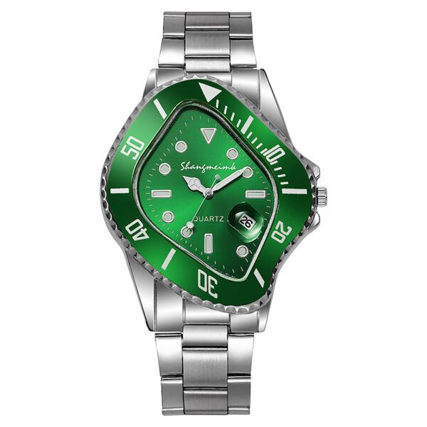 Twisted Water Green Submariner Water Ghost Quartz Watch - Image 5