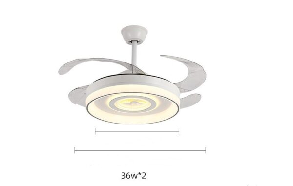 Nordic Ceiling Simple Household Invisible Fan Light - Image 8