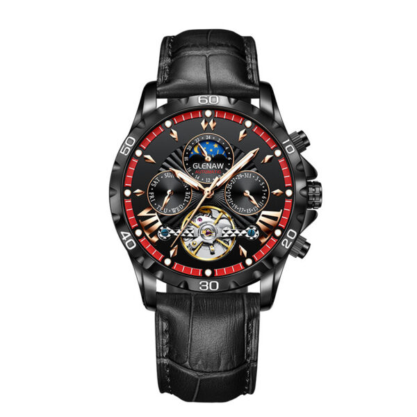 Men's Fashion Hollowed-out Watch Automatic Mechanical Watch - Image 3