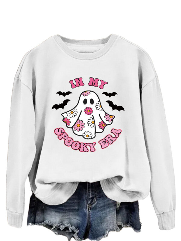 Women's Fashion All-matching Printed Pullover Sweatshirt - Image 3